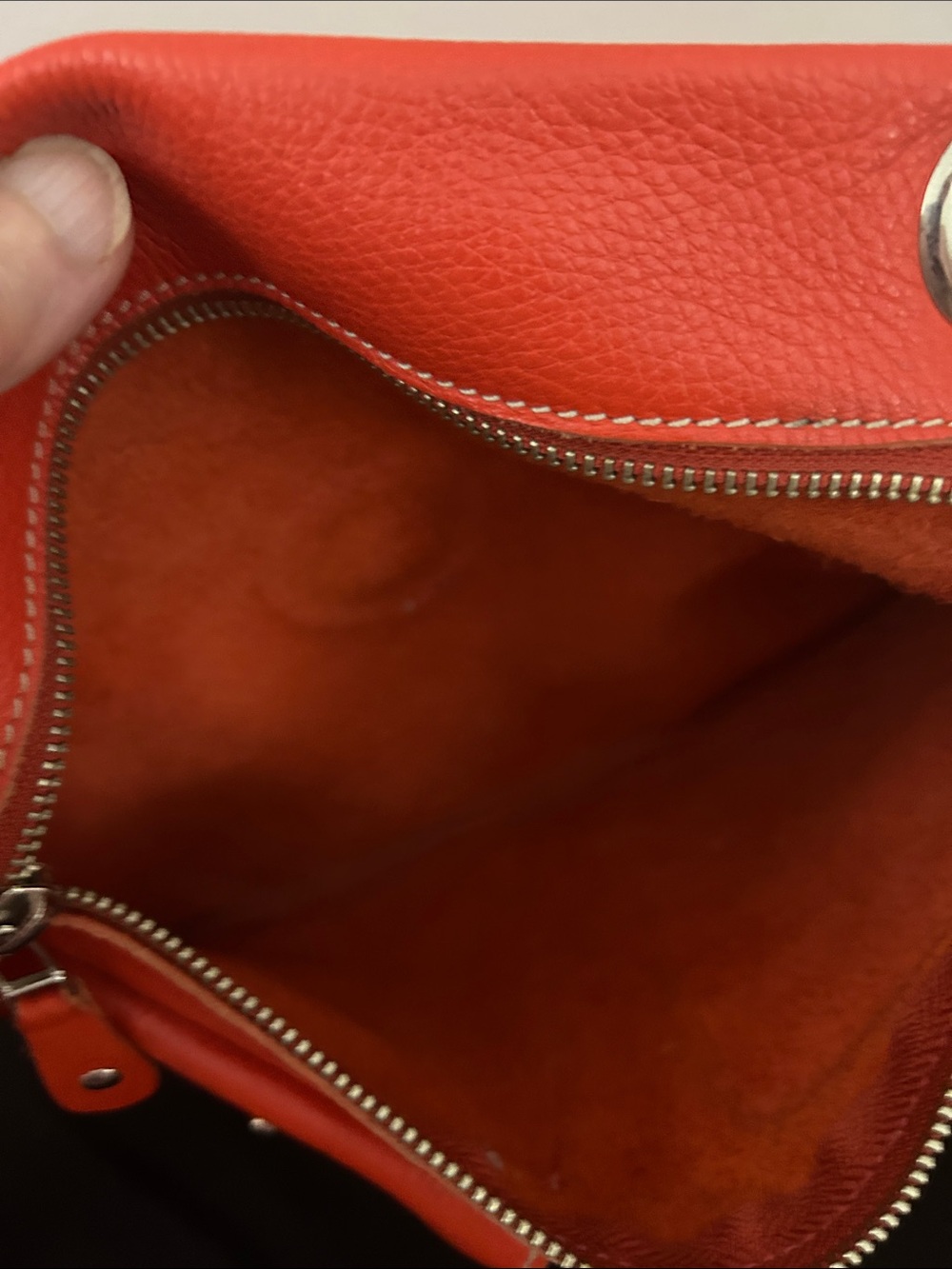 Roots Red Leather Crossbody Bag - Picture 9 of 12